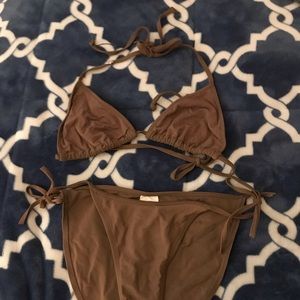 Brown bikini